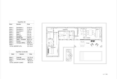 Nouvelle construction - Maison indépendante -
Pinoso - Lel