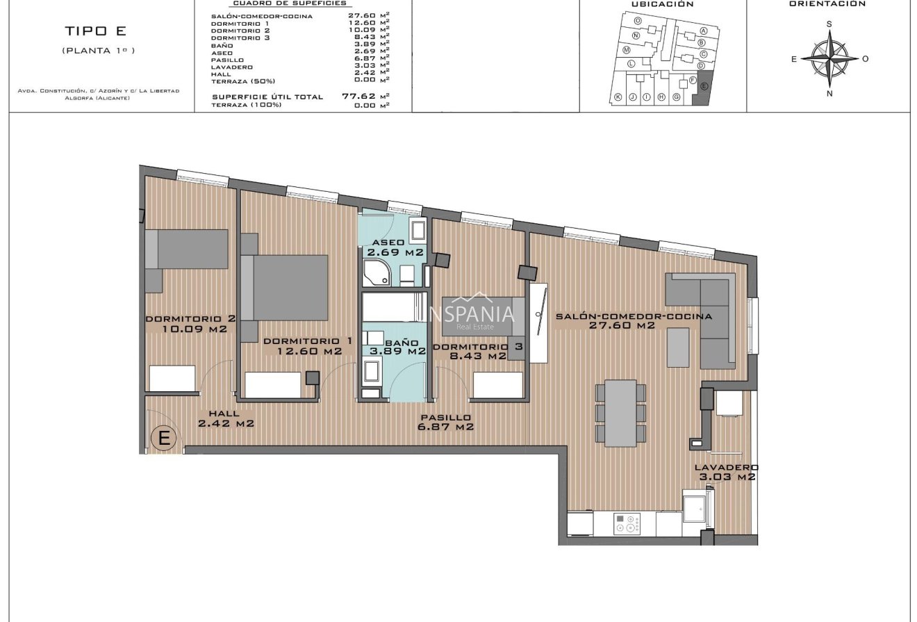 Nouvelle construction - Appartement -
Algorfa - Pueblo