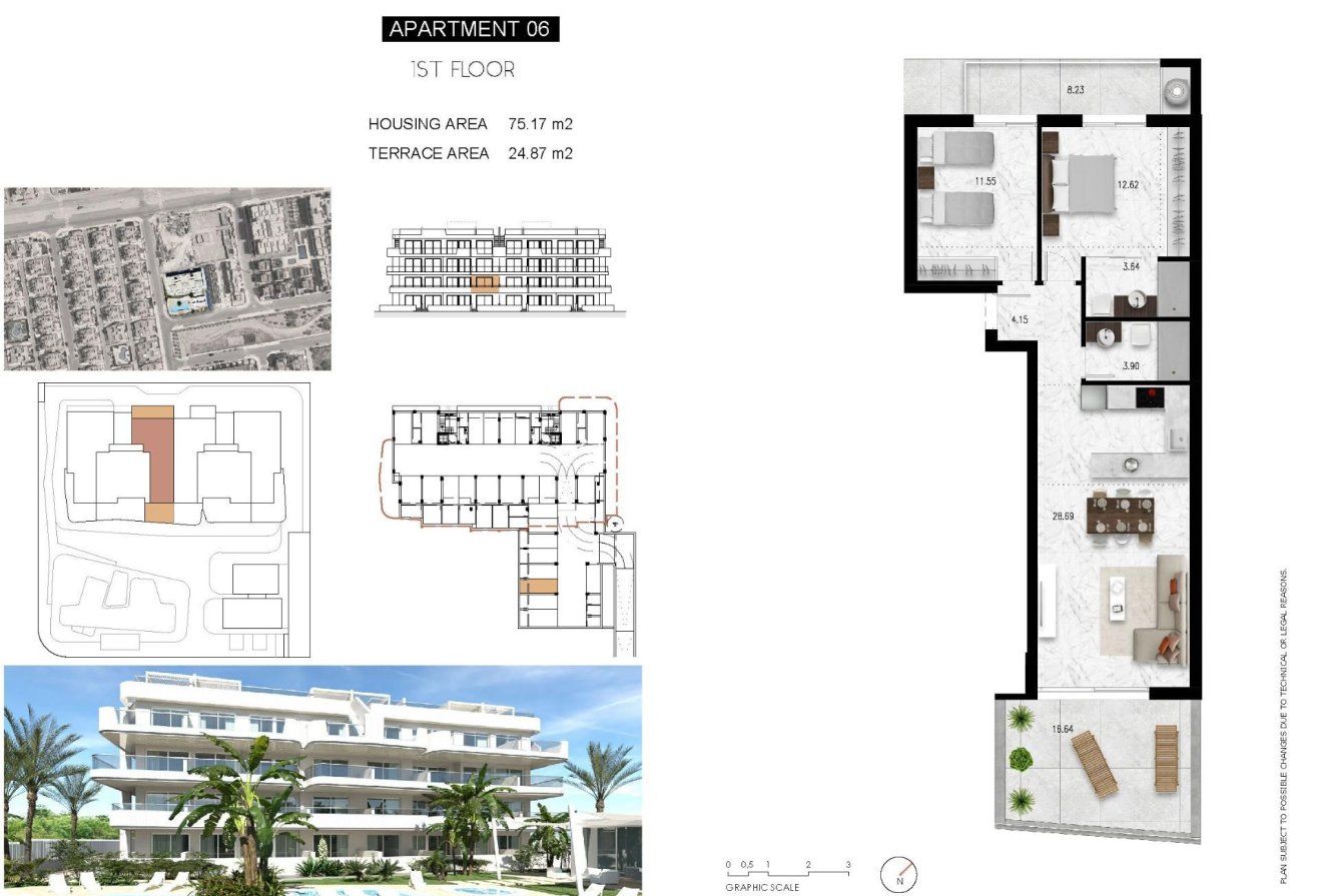 Nouvelle construction - Appartement -
Orihuela Costa - Lomas de Cabo Roig