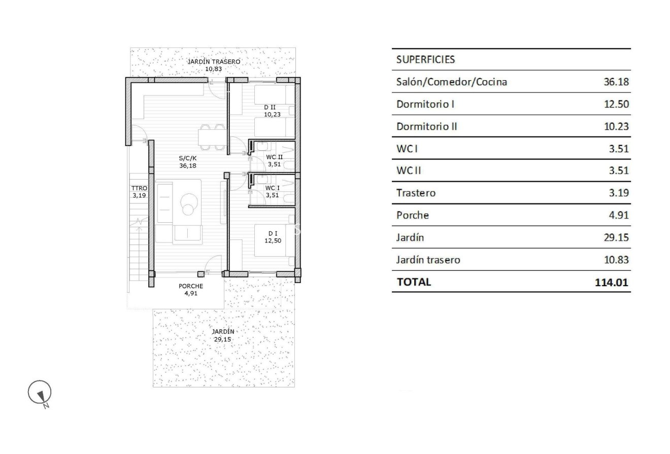 New Build - Bungalow -
San Miguel de Salinas - Pueblo