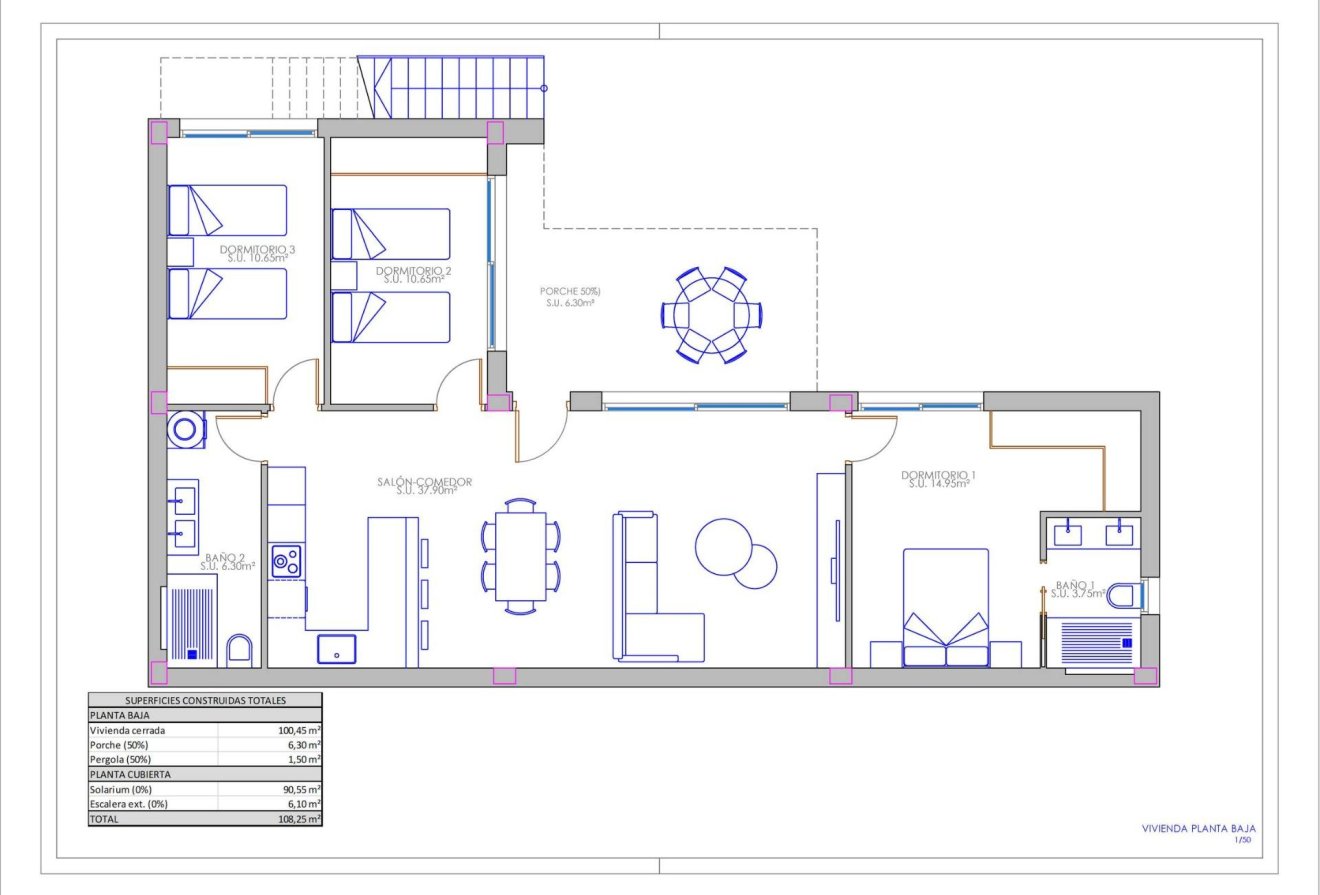 Nouvelle construction - Maison indépendante -
Los Montesinos - La Herrada