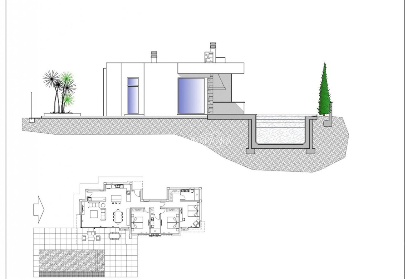 Nouvelle construction - Maison indépendante -
Calpe - Pla Roig