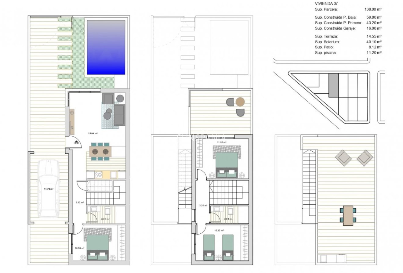 Obra nueva - Chalet -
Los Alcazares - Playa La Concha