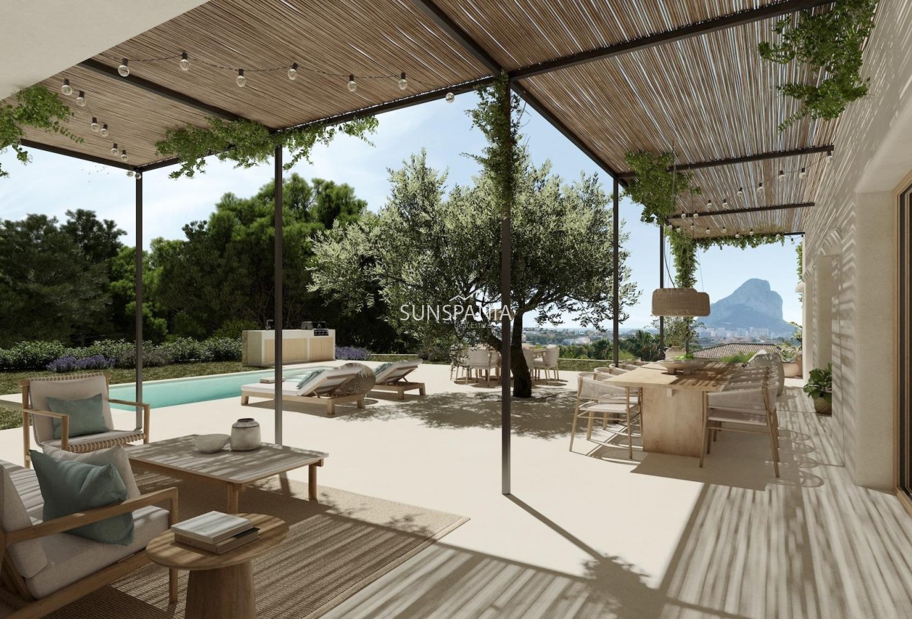 Obra nueva - Chalet -
Calpe - Garduix