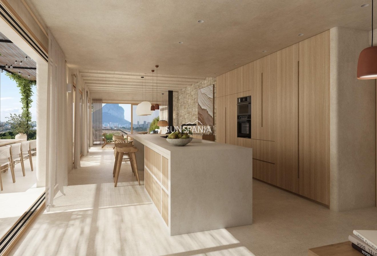 Obra nueva - Chalet -
Calpe - Garduix