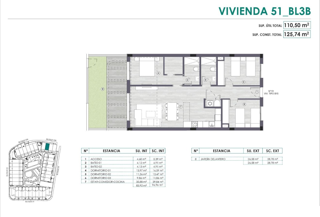 Obra nueva - Apartamento / piso -
Monforte del Cid - Alenda Golf