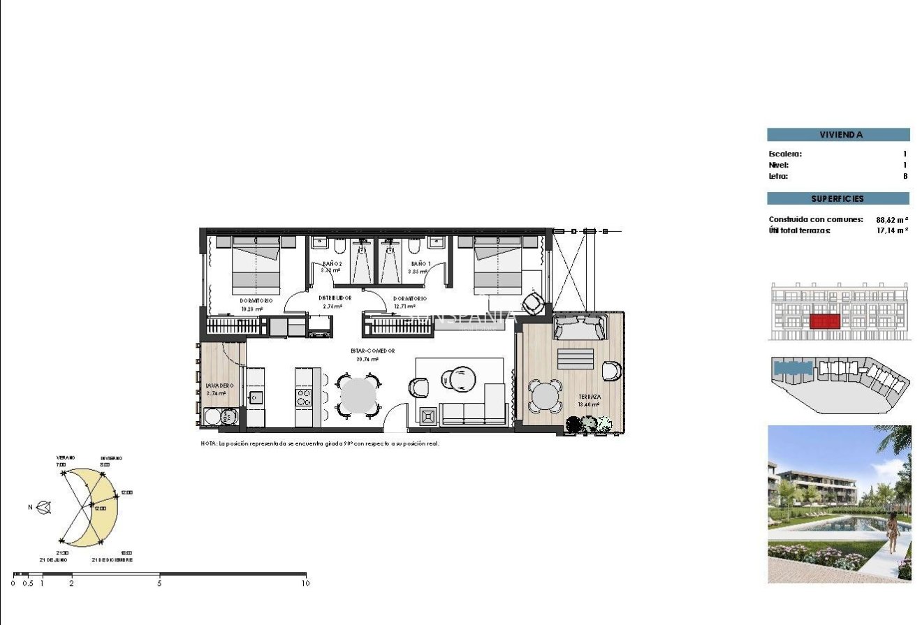 Nouvelle construction - Appartement -
Torre Pacheco - Santa Rosalia Lake And Life Resort