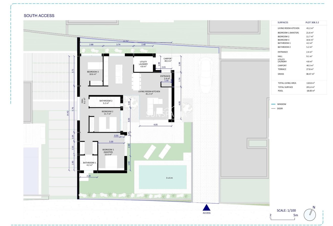 Obra nueva - Chalet -
Banos y Mendigo - Altaona Golf And Country Village