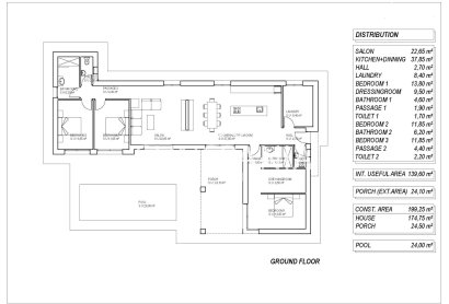 Nouvelle construction - Maison indépendante -
Pinoso - Campo