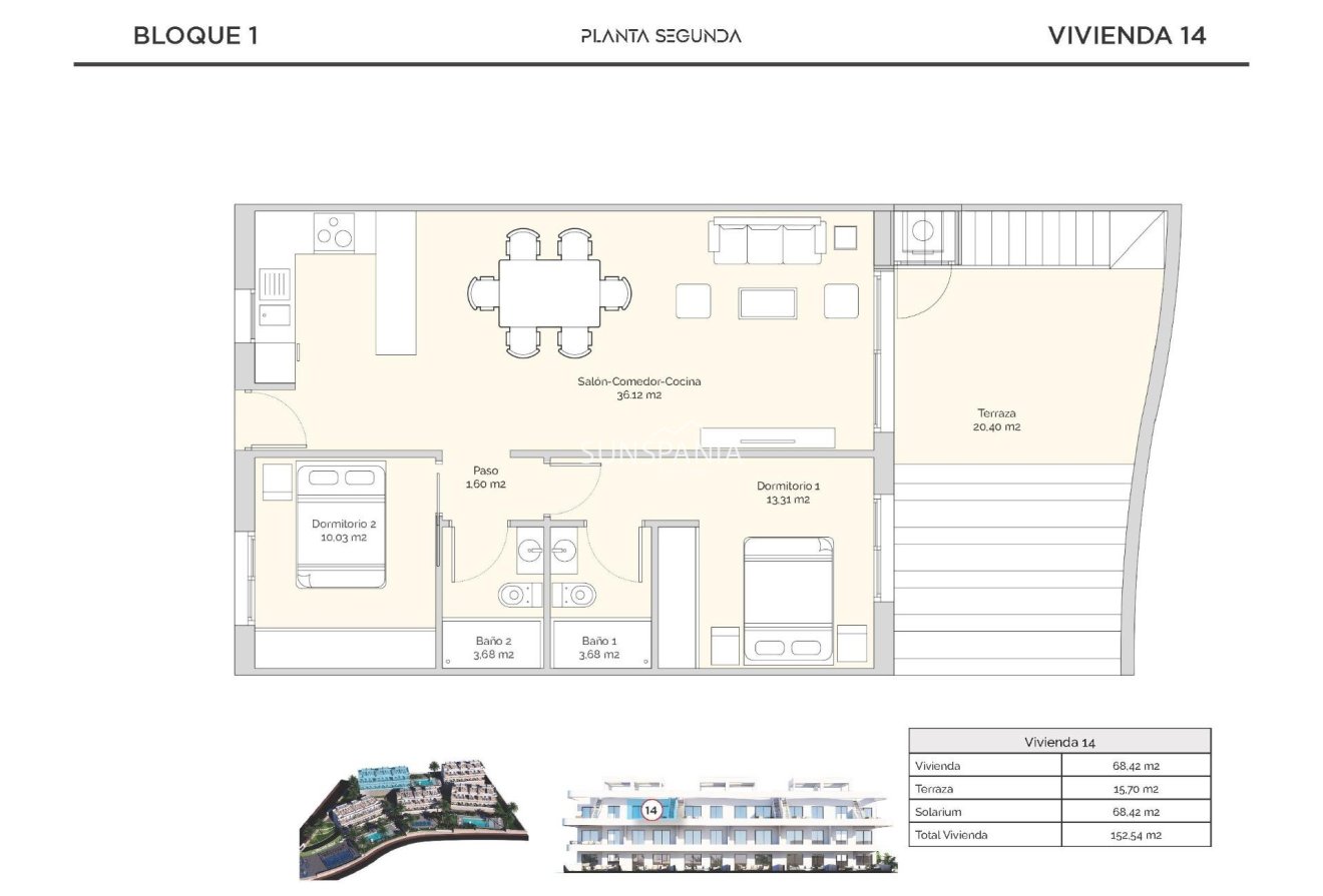 Obra nueva - Apartamento / piso -
Finestrat - Golf Piug Campana