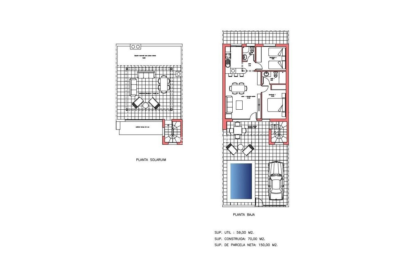 Nouvelle construction - Maison de ville -
Fuente Álamo - La Pinilla