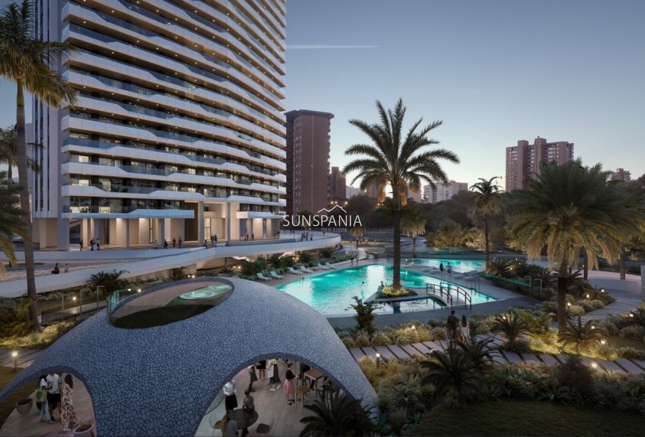 New Build - Apartment / flat -
Benidorm - Poniente