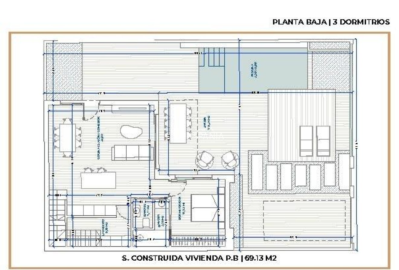 Nouvelle construction - Maison indépendante -
Torre Pacheco - Roldán