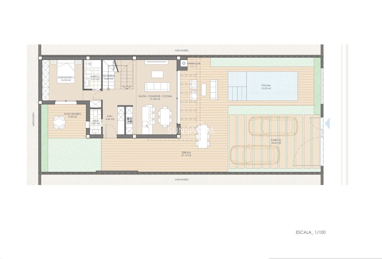 Nouvelle construction - Maison indépendante -
San Juan de los Terreros - Las Mimosas