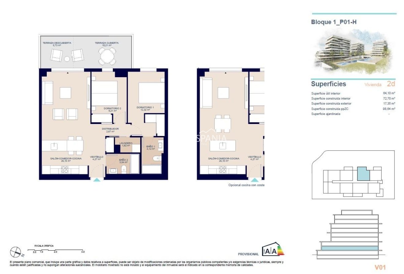 Nouvelle construction - Appartement -
Villajoyosa - Playas Del Torres