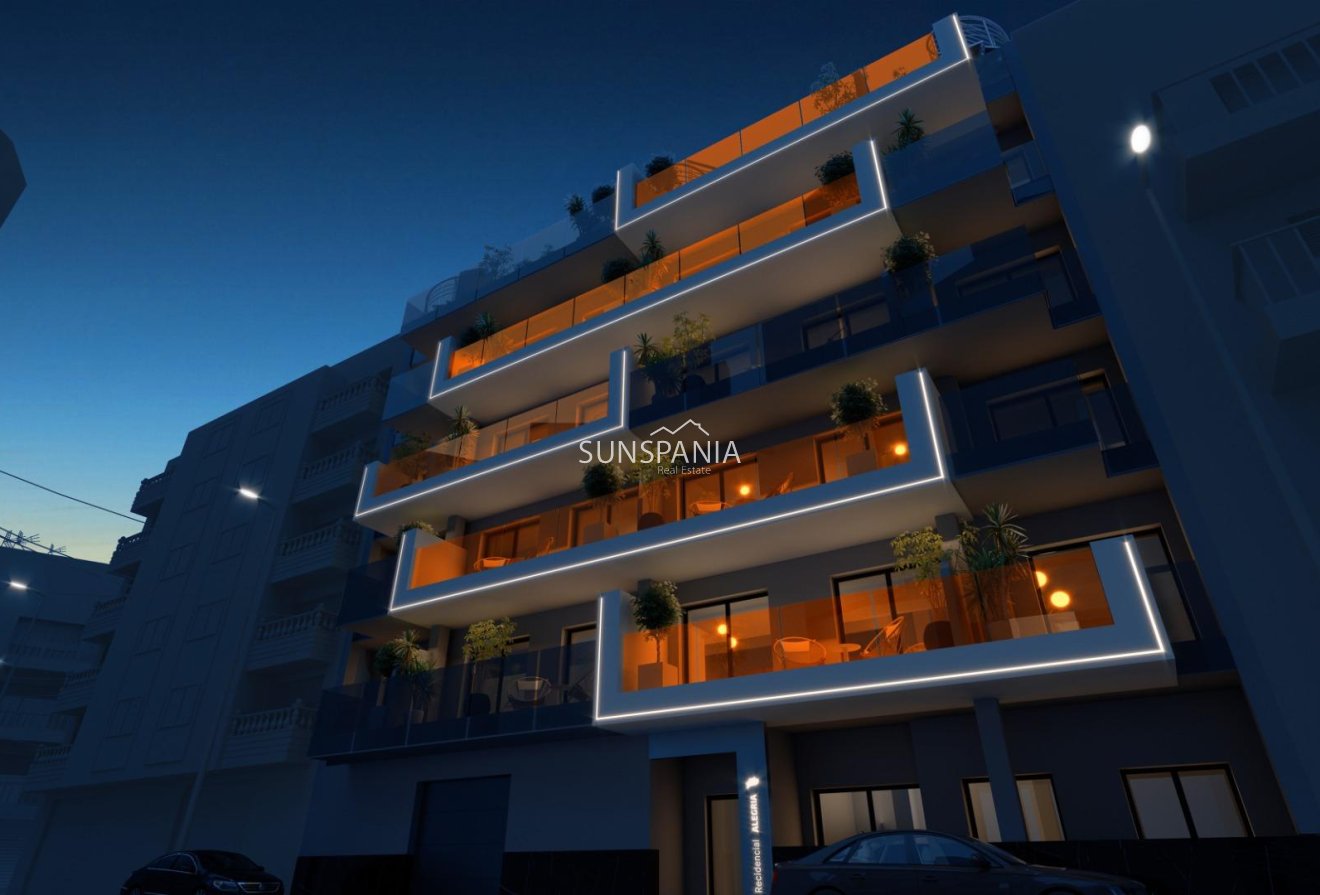 New Build - Apartment / flat -
Torrevieja - Centro