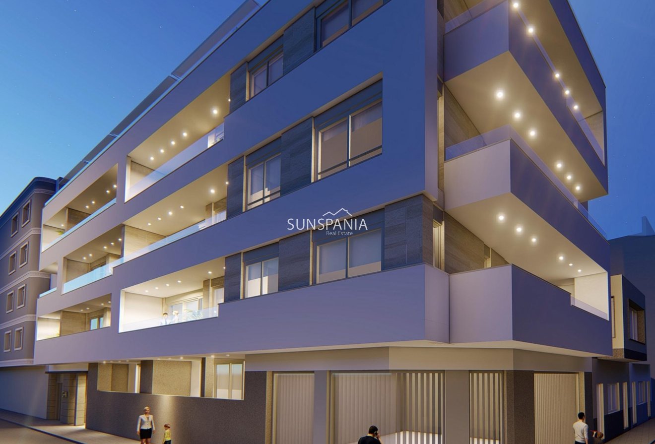 New Build - Apartment / flat -
Torrevieja - Playa del Cura