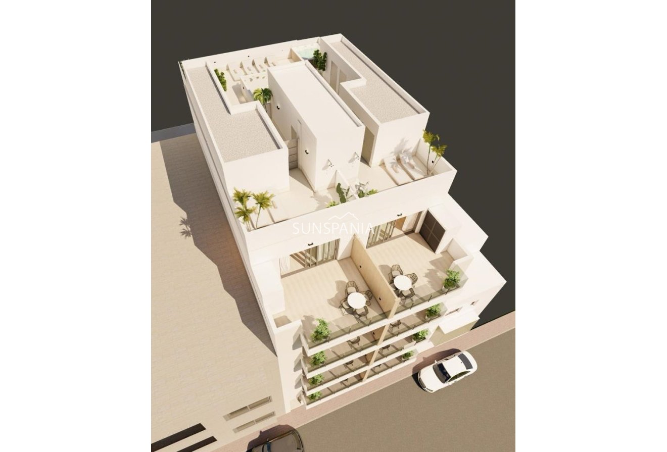 New Build - Apartment / flat -
Guardamar del Segura - Pueblo