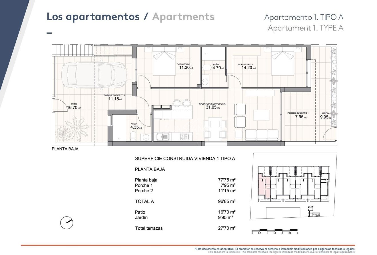 New Build - Apartment / flat -
Pilar de la Horadada - Zona Pueblo