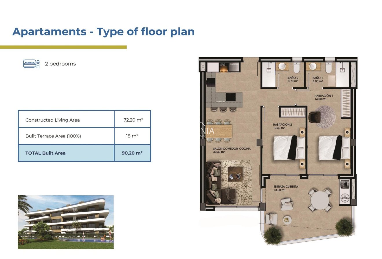 New Build - Apartment / flat -
Orihuela Costa - Punta Prima