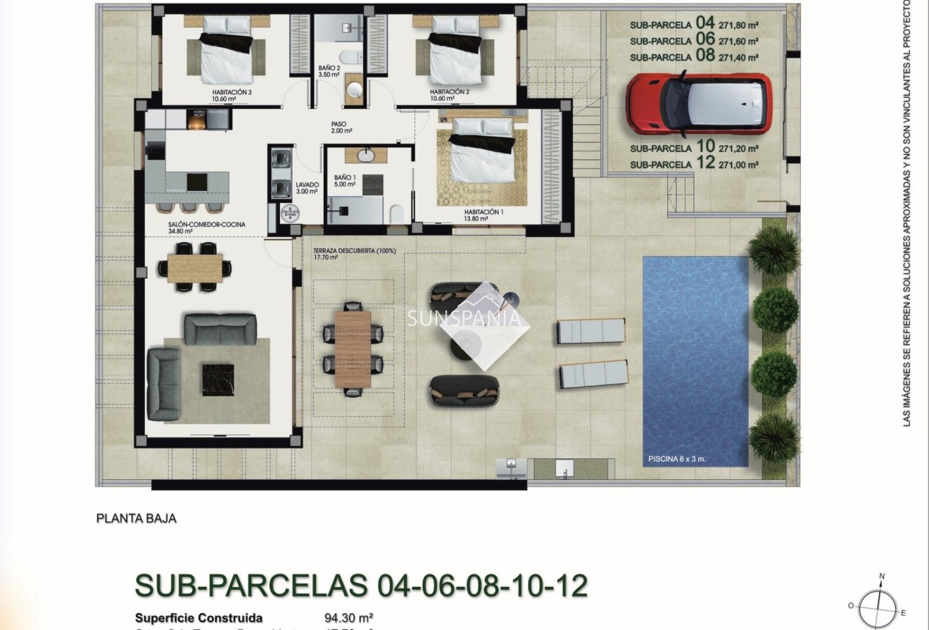 New Build - Villa -
Ciudad Quesada - Pueblo Lucero