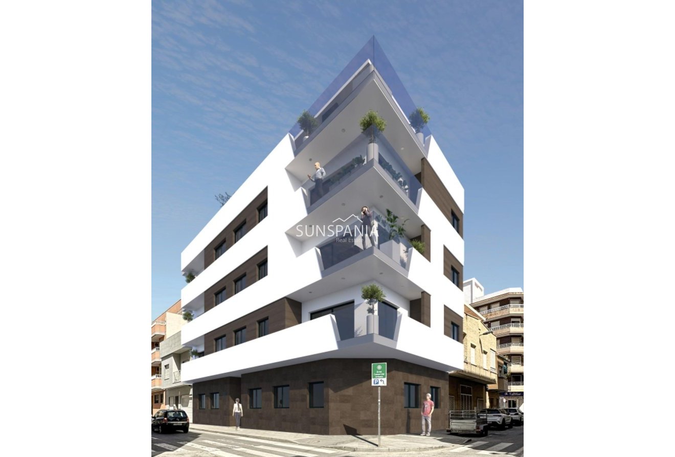 Obra nueva - Apartamento / piso -
Torrevieja - Playa del Cura