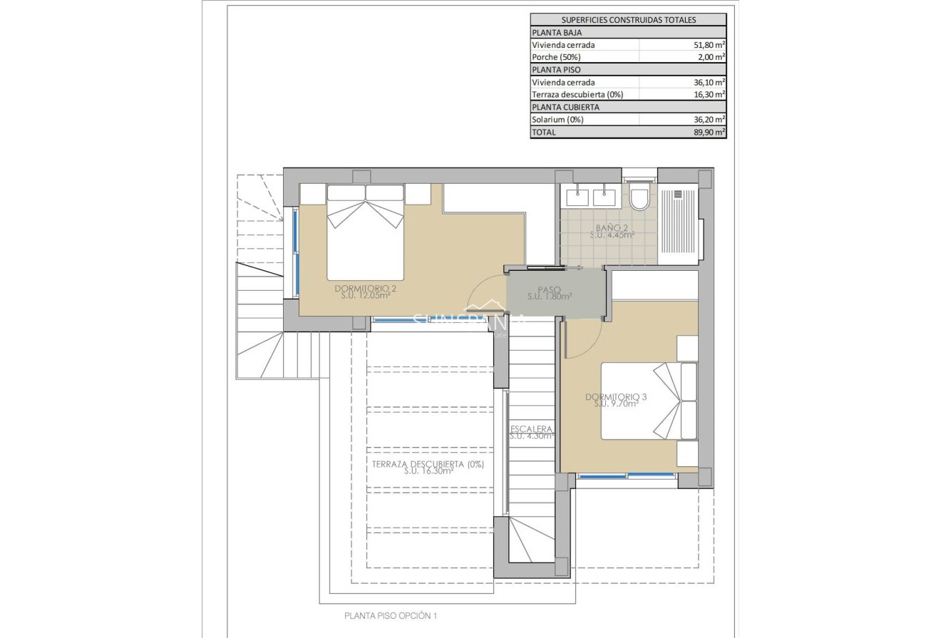 Obra nueva - Chalet -
Los Montesinos - La Herrada