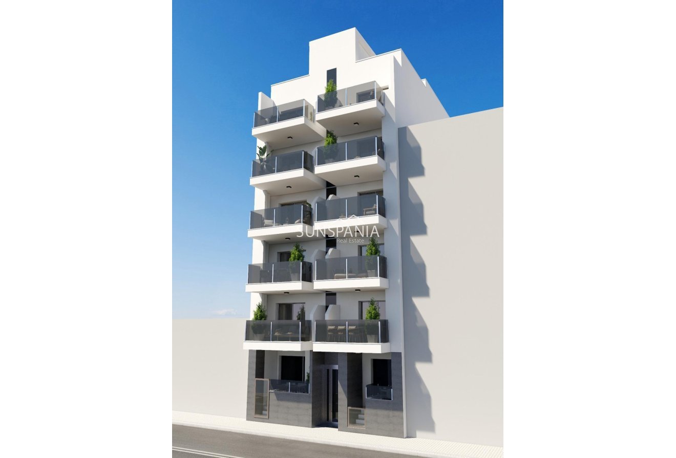 Obra nueva - Apartamento / piso -
Torrevieja - Playa del Cura