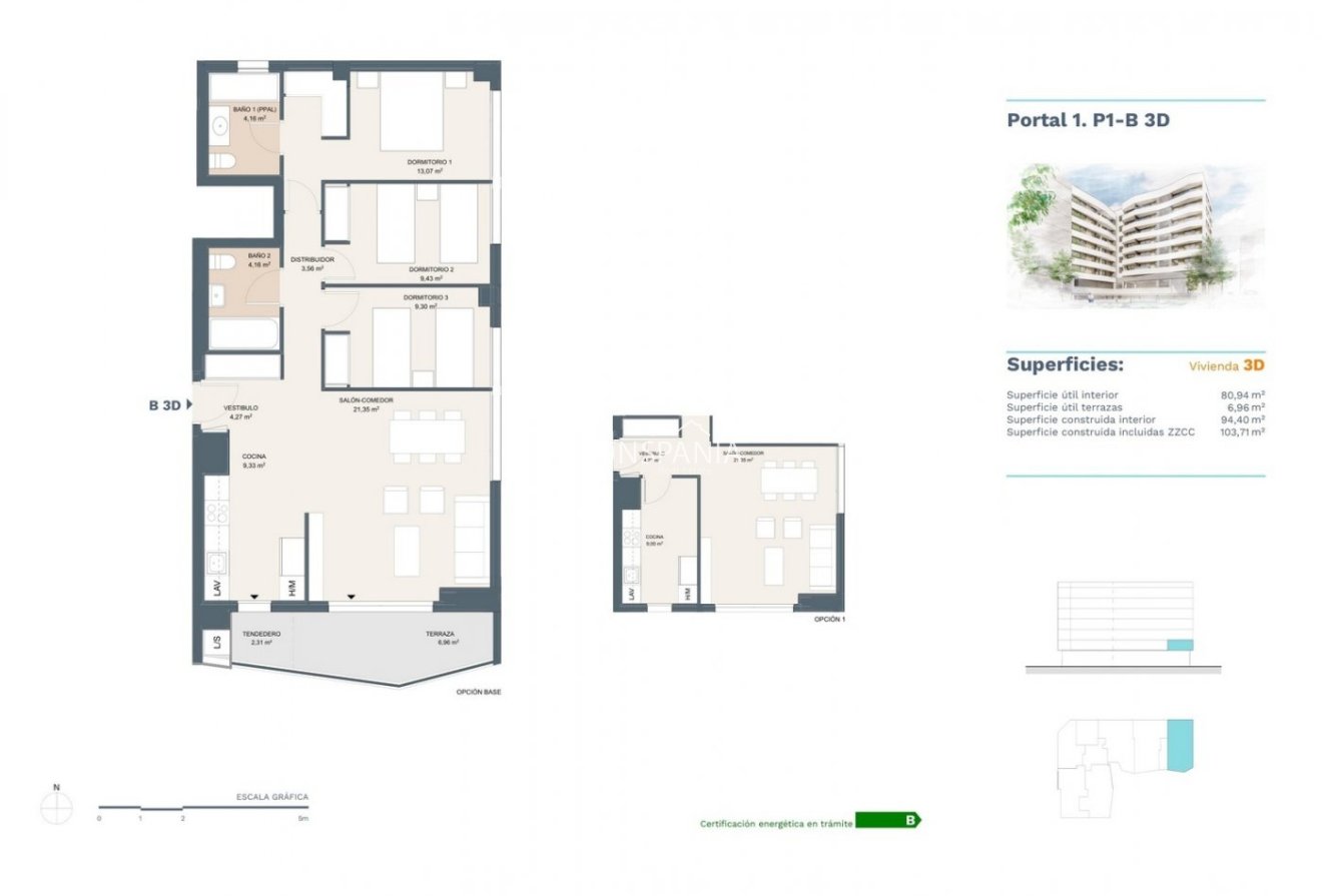 New Build - Apartment / flat -
Alicante - Centro