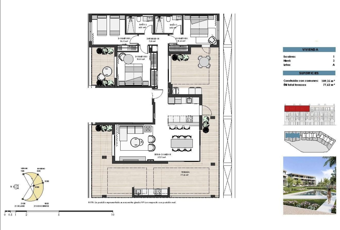 New Build - Apartment / flat -
Torre Pacheco - Santa Rosalia Lake And Life Resort