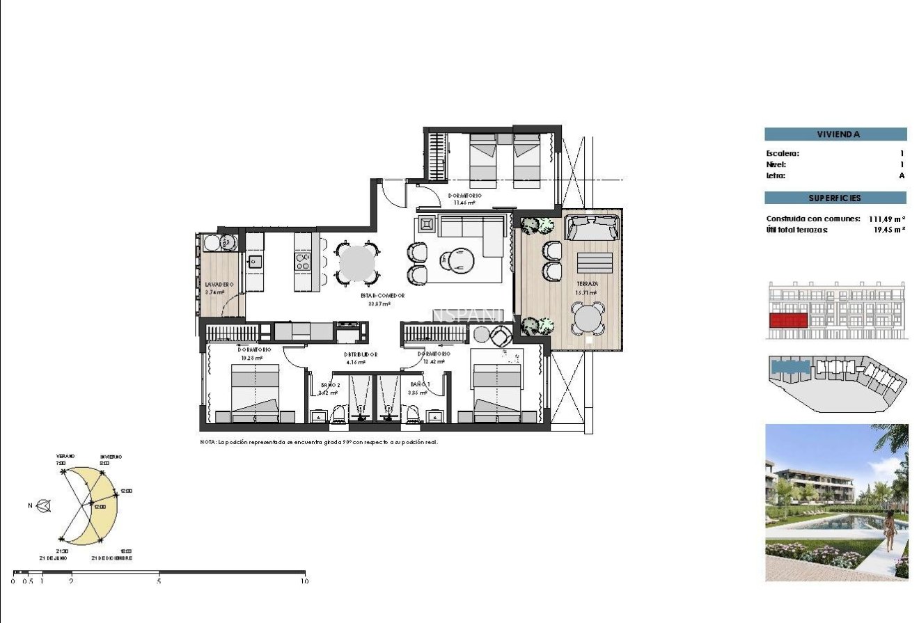 New Build - Apartment / flat -
Torre Pacheco - Santa Rosalia Lake And Life Resort