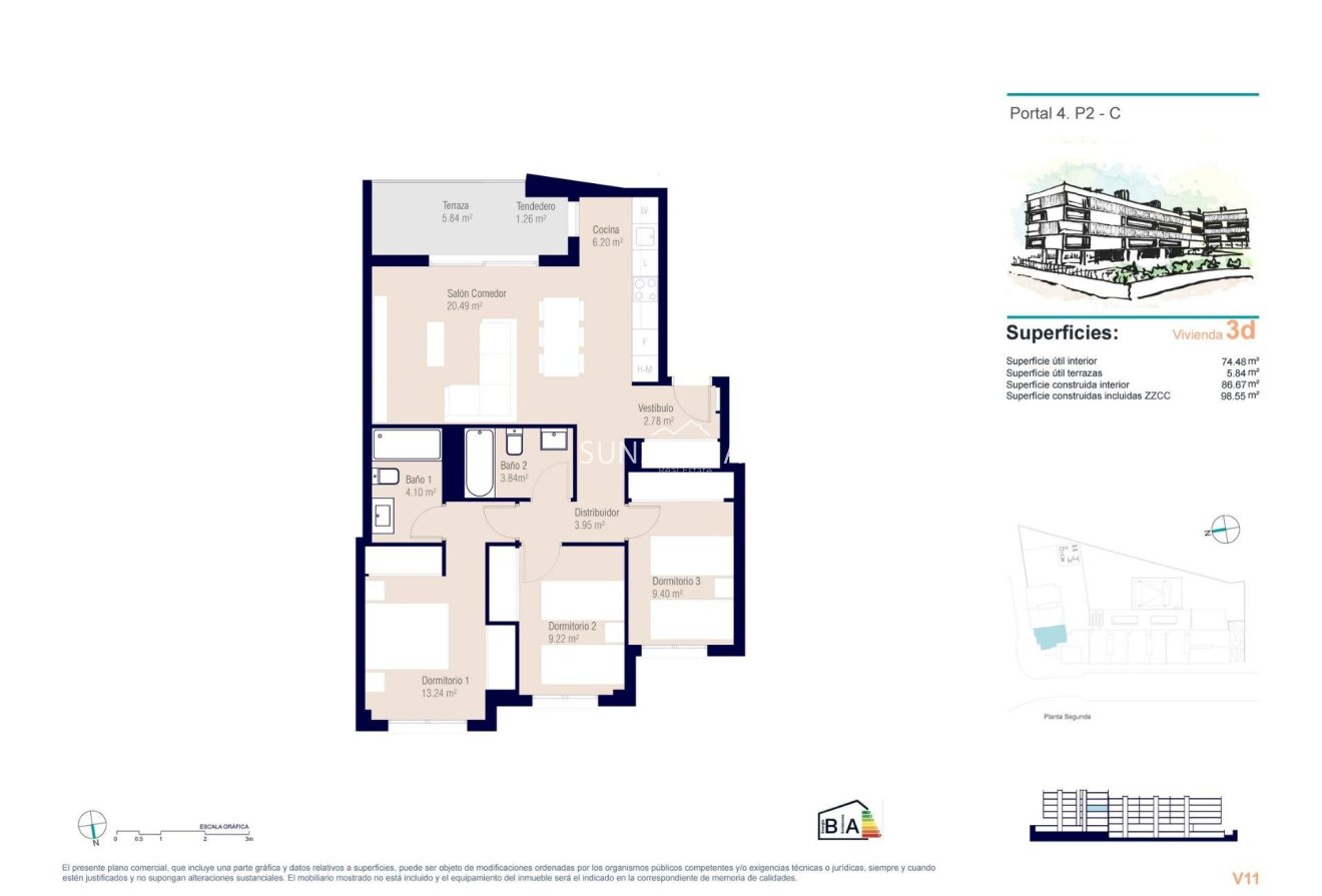 Obra nueva - Apartamento / piso -
Alicante - San Agustín-PAU 2