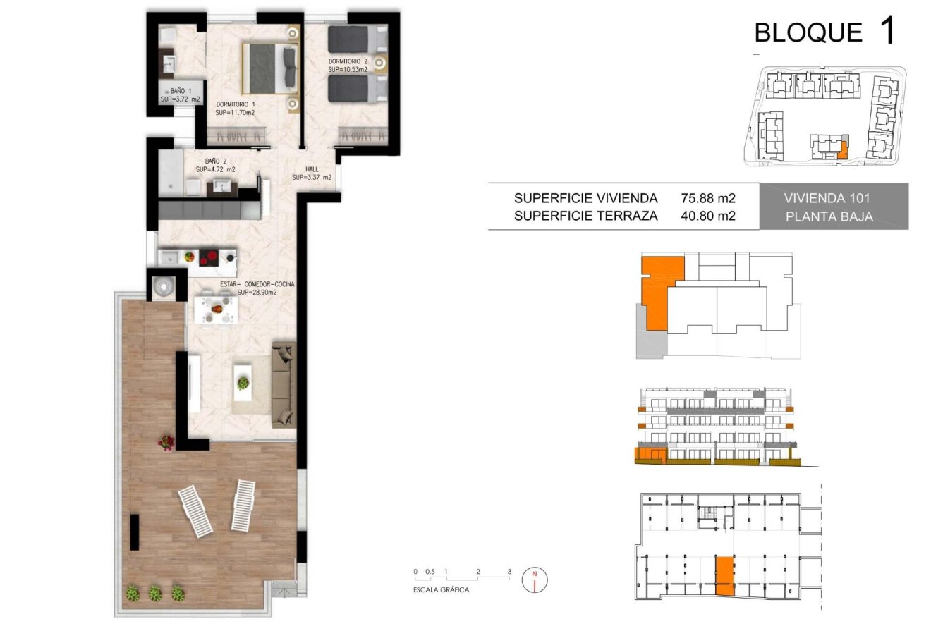 New Build - Apartment / flat -
Orihuela Costa - Los Altos