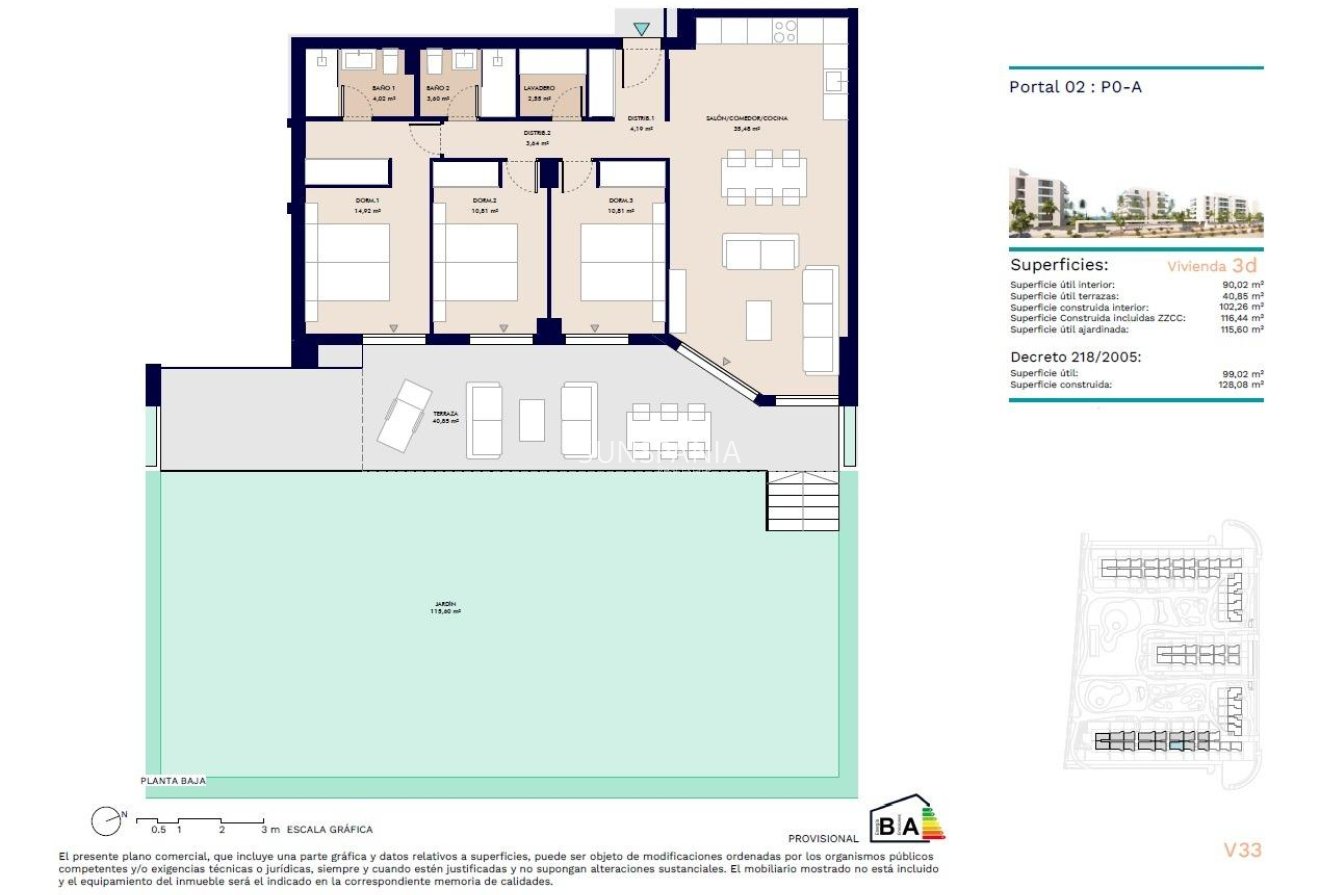 New Build - Ground floor apartment -
Almerimar