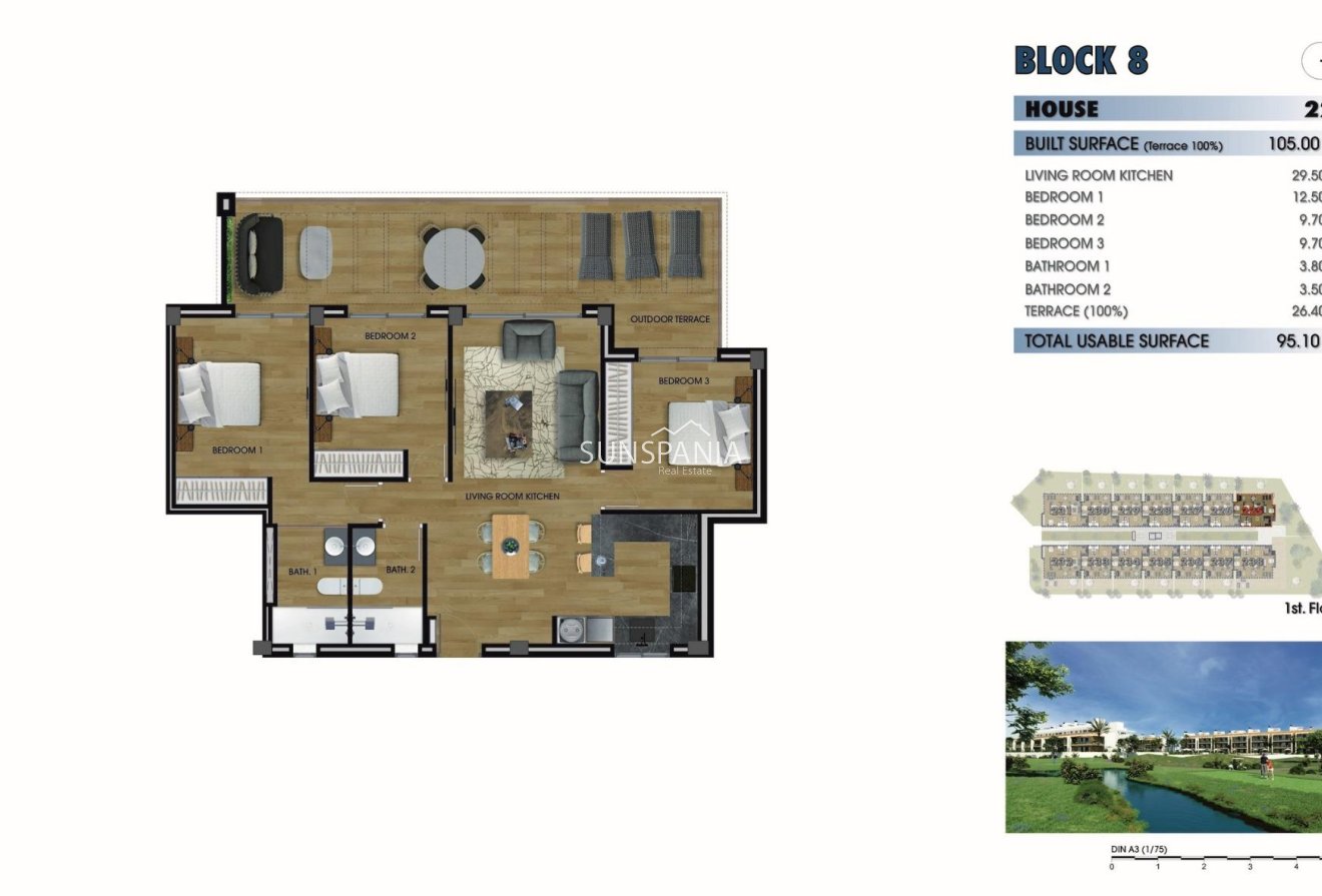 Nouvelle construction - Appartement -
Los Alcazares - La Serena Golf