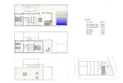 Obra nueva - Chalet -
Los Alcazares - La Concha