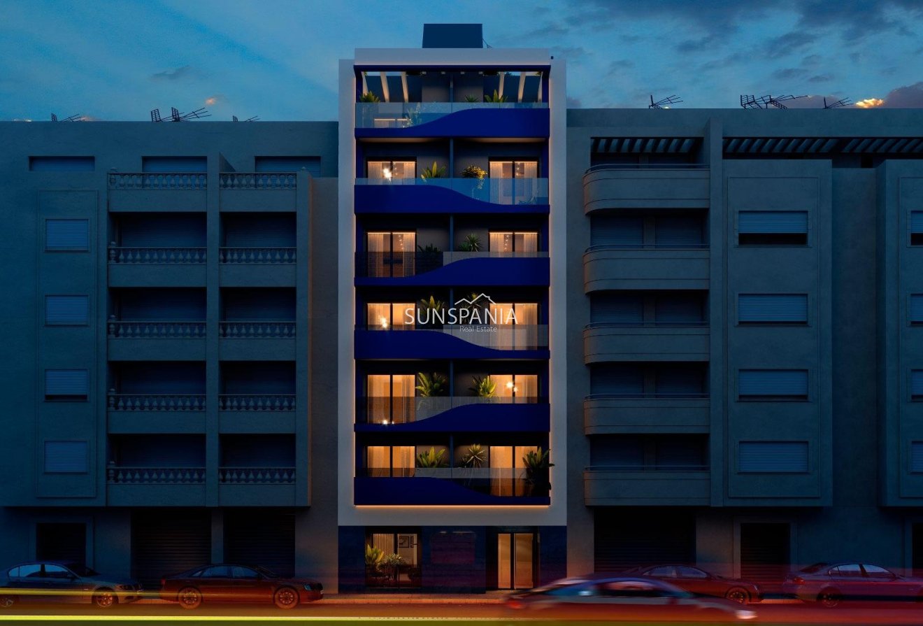 Obra nueva - Piso -
Torrevieja - Playa del Acequión