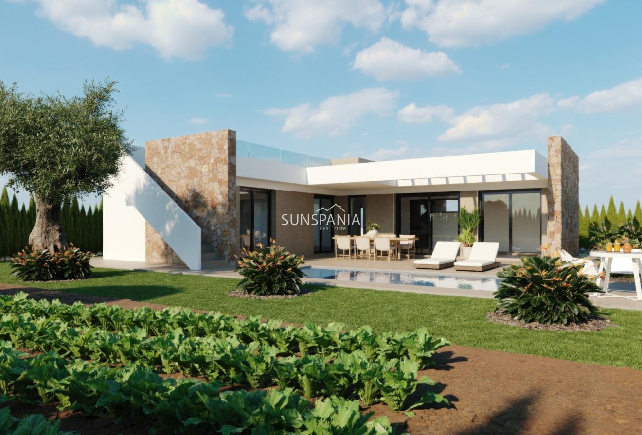 Obra nueva - Chalet -
Fuente Álamo - Hacienda del Alamo