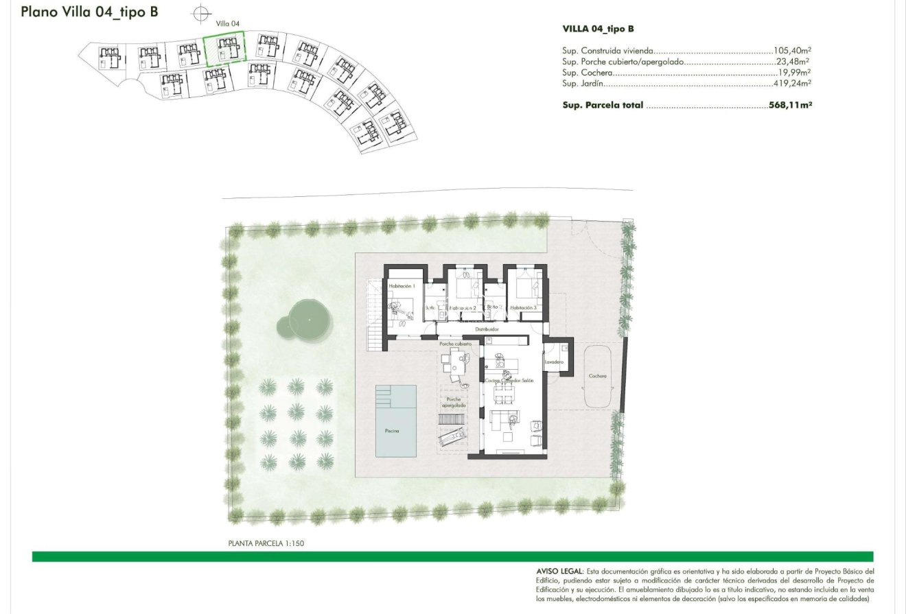 Obra nueva - Chalet -
Fuente Álamo - Hacienda del Alamo