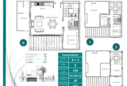 Obra nueva - Chalet -
Sucina - Peraleja Golf