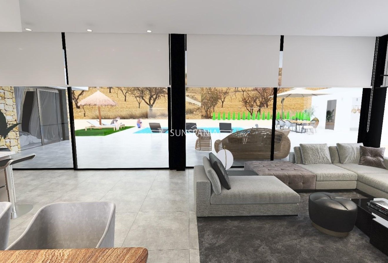 Obra nueva - Chalet -
Aspe - Poligono 19