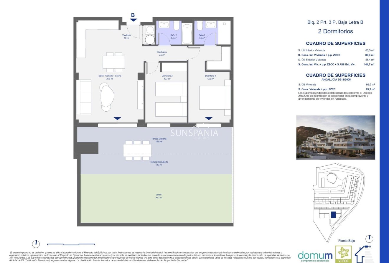 Obra nueva - Ground floor apartment -
Pulpi - Aguilón Golf