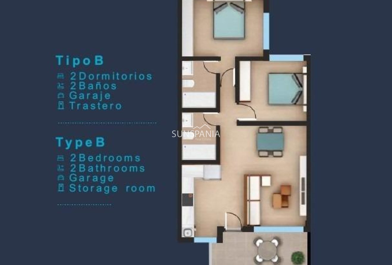 Obra nueva - Top Floor Bungalow -
San Pedro del Pinatar - Los Pinos