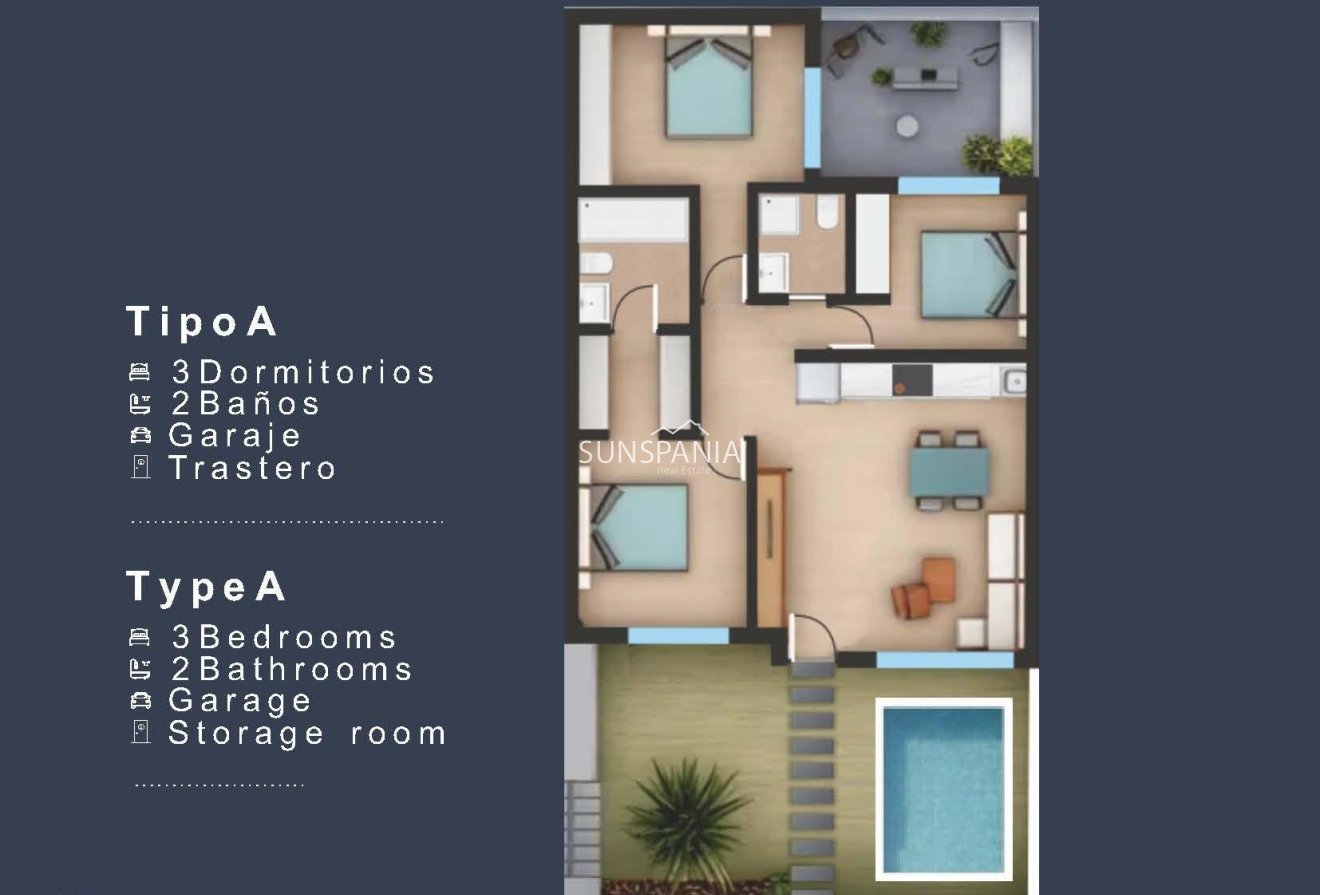 Obra nueva - Ground Floor Bungalow -
San Pedro del Pinatar - Los Pinos