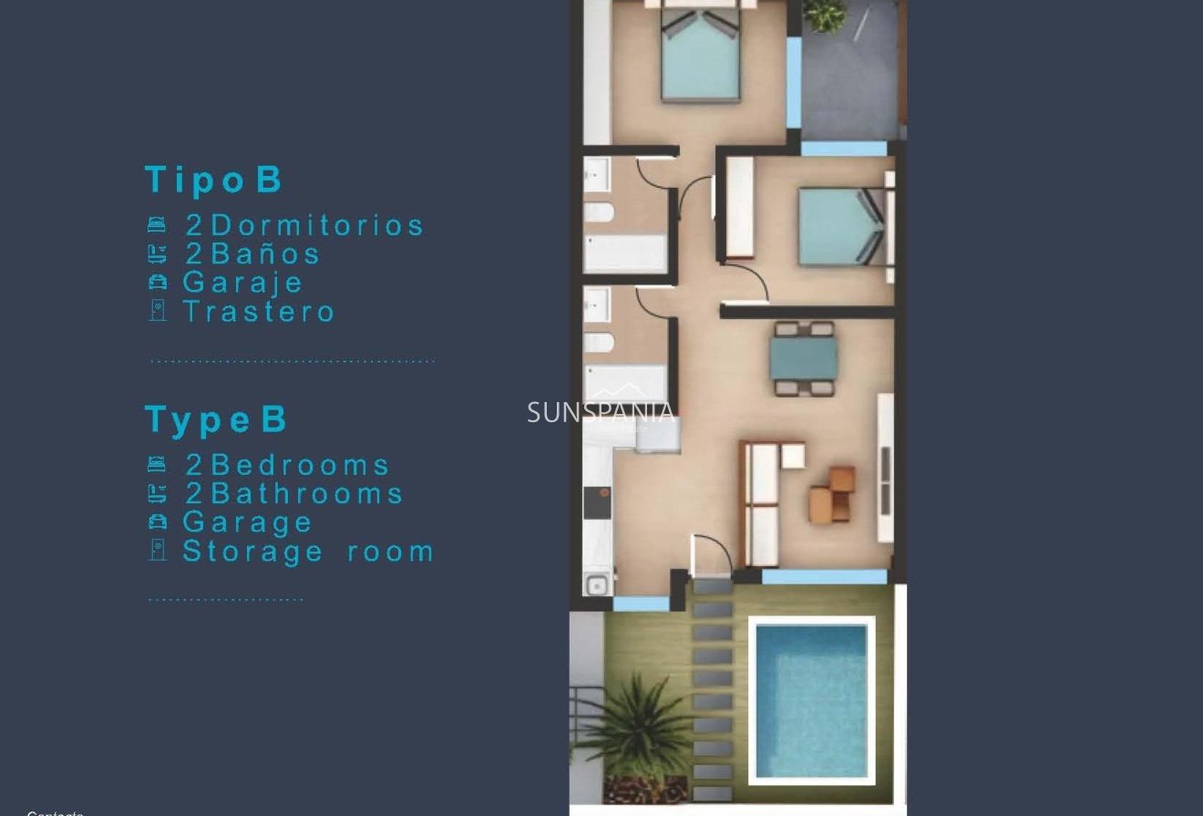 Obra nueva - Ground Floor Bungalow -
San Pedro del Pinatar - Los Pinos