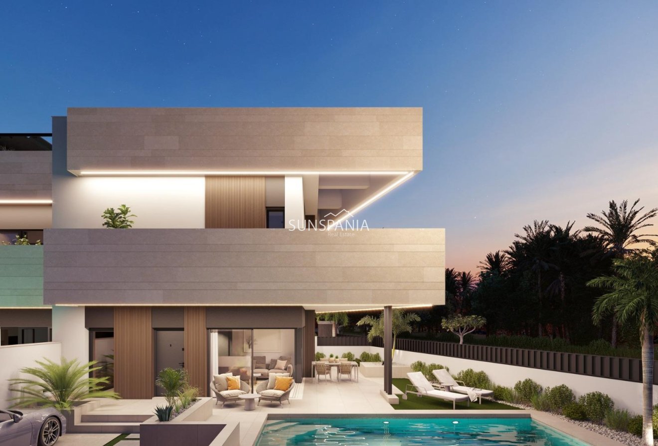 Obra nueva - Chalet -
Pilar de la Horadada - parques de Andromeda