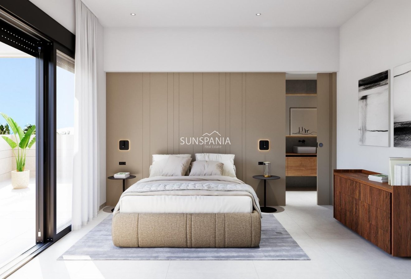 Obra nueva - Chalet -
Pilar de la Horadada - parques de Andromeda