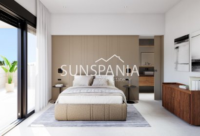 Obra nueva - Chalet -
Pilar de la Horadada - parques de Andromeda