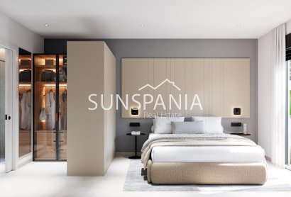 Obra nueva - Chalet -
Pilar de la Horadada - parques de Andromeda