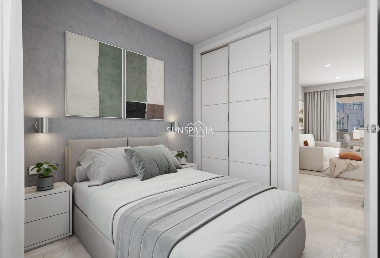 Obra nueva - Piso -
Puerto de Mazarron - Playa Negra